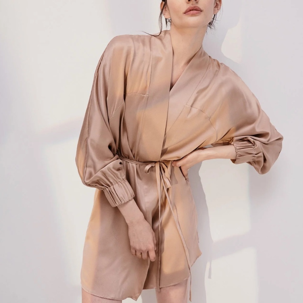 Lunya silk robe